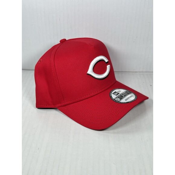 New Era Cincinnati Reds 9FORTY A-Frame MLB Adjustable SnapBack Hat Cap Red NWT - Picture 3 of 5